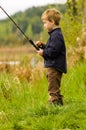 Child fishing