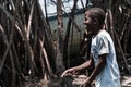 Child Fishing - Angola