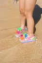 Child Flip Flops Royalty Free Stock Photo