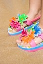 Child Flip Flops Royalty Free Stock Photo