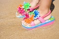 Child Flip Flops Royalty Free Stock Photo