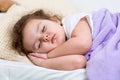 Child girl sleeping Royalty Free Stock Photo