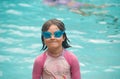 Child with goggles Royalty Free Stock Photo