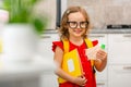 Child going back to school. Kid getting ready for first school day. Back to school or kindergarten Royalty Free Stock Photo