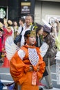 Child with wing in traditional Japanese festivals
