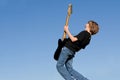 Child with guitar