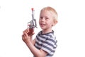 Child with gun.
