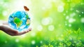 Child Hands Holding Earth Globe Royalty Free Stock Photo