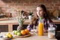 Child healthy food balanced nutrition breakfast Royalty Free Stock Photo