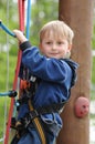 Child on high rope