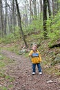 Child hiking