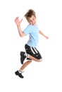 Child hopping Royalty Free Stock Photo
