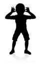 Child Kid Silhouette Royalty Free Stock Photo
