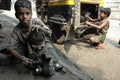 Child Labour In India. Royalty Free Stock Photo