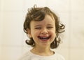 Child laughing