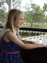 Child Looking at View. Royalty Free Stock Photo