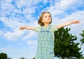 Child in the meadow