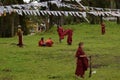 Child monks playing