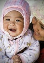 Child and mother Vietnam Royalty Free Stock Photo