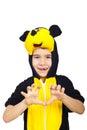 Child in mouse costume Royalty Free Stock Photo