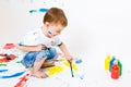 Child painting