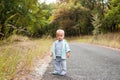 Child on the path Royalty Free Stock Photo