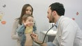 Child Patient Visiting Doctor`s Office Royalty Free Stock Photo