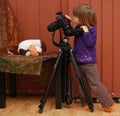 Child Photographer Royalty Free Stock Photo