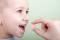 Child pill Royalty Free Stock Photo