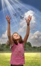 child planet earth Royalty Free Stock Photo