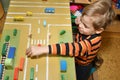 Child play in kindergarten Royalty Free Stock Photo