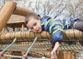 Child at playground park Royalty Free Stock Photo
