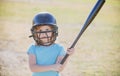 Child playing Baseball. Batter in youth league getting a hit. Boy kid hitting a baseball. Royalty Free Stock Photo