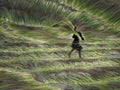 A Child playing , Dien Bien Phu Province Royalty Free Stock Photo