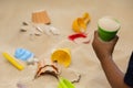 Child Playing In The Sand