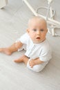 Child is playing on Toddler Indoor sports complex Royalty Free Stock Photo