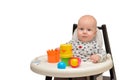 Child Playing Toys. Children Development Concept. Baby Kid Royalty Free Stock Photo