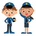 Child, police officer