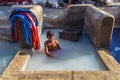 Child in pool