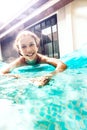 Child in the pool underwater Royalty Free Stock Photo