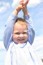 Child praise. Royalty Free Stock Photo