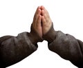 child praying. isolated transparent PNG