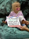 Child Protester Royalty Free Stock Photo