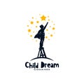 A child reaching the stars logo