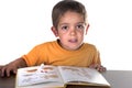 Child reading Royalty Free Stock Photo