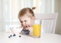 Child refuses to eat,not hungry kid,doesn`t like food.No appetite.Unhappy kid