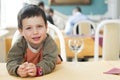 Child at restaurant