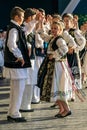 Child Romanian dancers in traditional costume 1