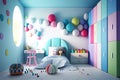 Child room. Child bedroom. Girl\'s room. Boy\'s room. Girls and boys. Colorful bedroom. Kids toys. Real estate. Renovation company