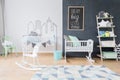 Child room in scandi style Royalty Free Stock Photo